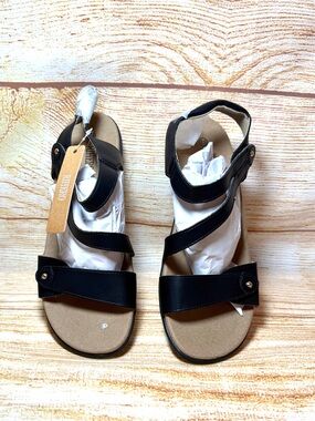 Rihero‎ Orthopedic Sandals Women Arch Support Comfort Flat w Adjustable Straps